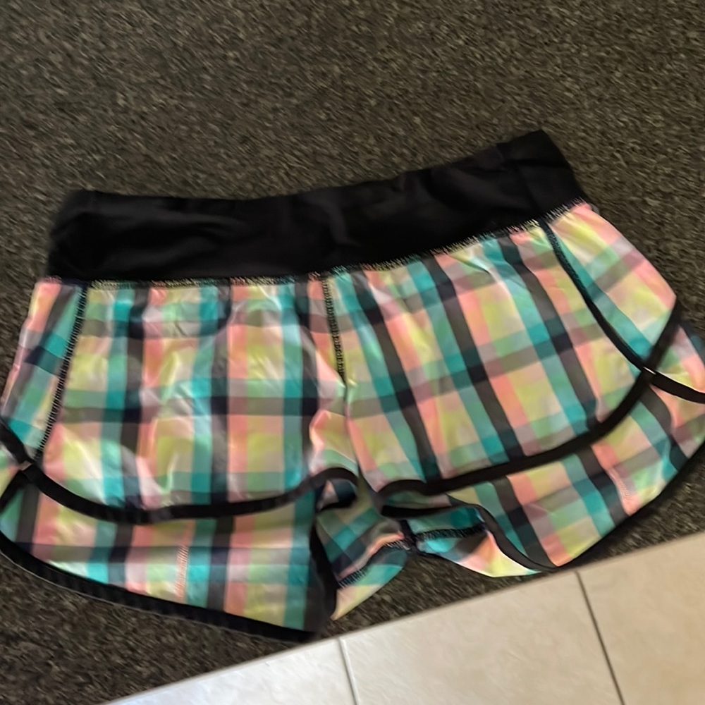 Lululemon plaid shorts, size 6